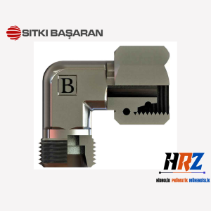 M18X1,5 12L TERS DİRSEK