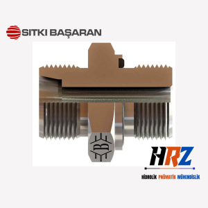 1''-11 M36X2 28L BSP BLOK-METRİK 24 NİPEL (PERFLEXLİ)