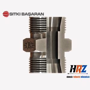 M10X1 6LL METRİK ARA NİPEL RAKOR
